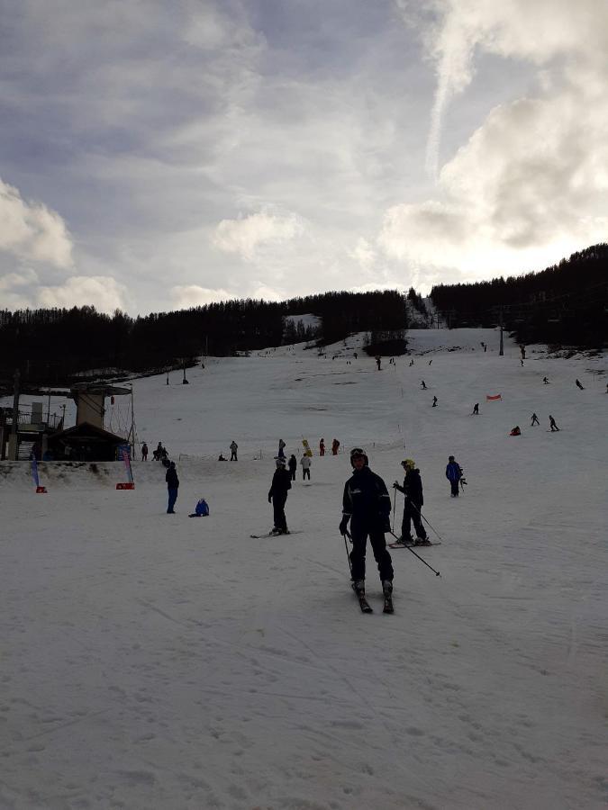 Studio a Allos a 100 m des pistes avec balcon amenage Extérieur photo